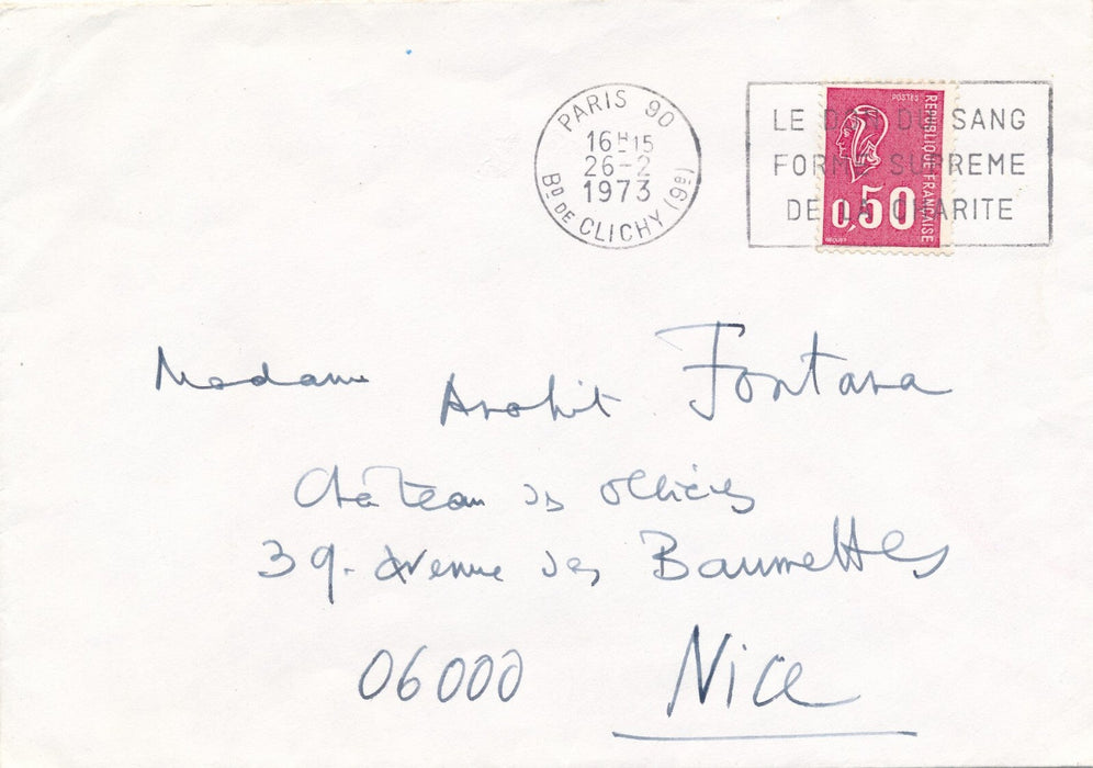 Henri SAUGUET compositeur lettre à Anahit FONTANA  Voyante poèmes de Schiller