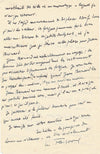 art SUR l'artiste Jean Bernard sculpteur fresques lettre autographe signée