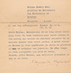 Marguerite ARP-HAGENBACH épouse ARP 2 lettres autographe signée Meudon gravure