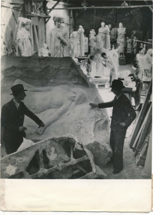 Les frères ATTENNI sculpture sculpteurs Bouchard Landowski photographie atelier