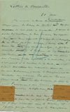 Léonce DUPONT 1828-1884 journaliste 4 manuscrits autographes signés et 3 lettres