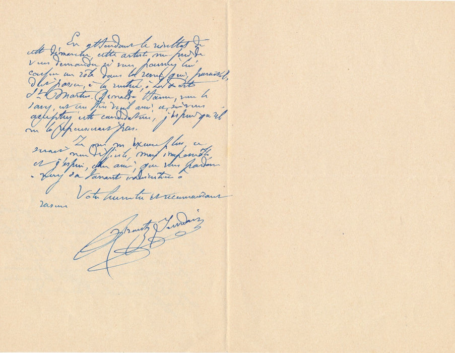 Frantz JOURDAIN à dramaturge et scénariste Henri Duvernois 4 lettres autographes
