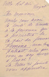 Jeanne MARNI 2 lettres autographes signées à André Taponier ses photos