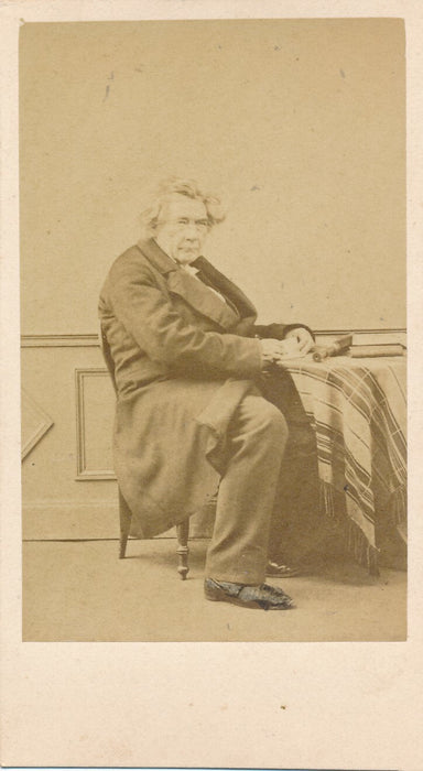 Jacques BABINET albumine cdv photo photographie mathématicien photographe Moulin