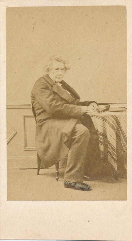 Jacques BABINET albumine cdv photo photographie mathématicien photographe Moulin