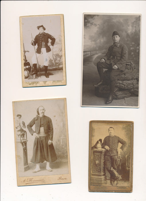 Militaria 39e régiment  13 CPAS époque ET cdv Mounier Bizerte photo