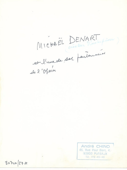 Michaël DENARD danseur danse opéra tirage argentique époque