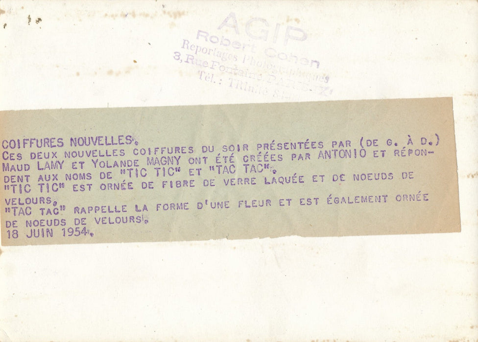 4 photo mannequin Bettina Lucky Woos Lamy années 60 et 3 photos défilés