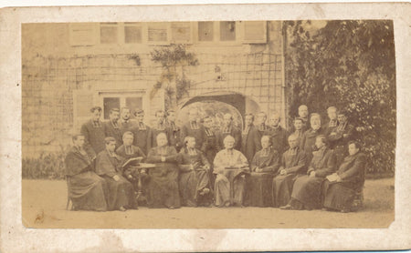 Religieux groupe format sur la longueur photo photographie cdv religion