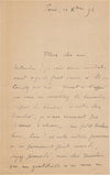 Léon HENNIQUE lettre autographe signée à Frantz Jourdain Alphonse Daudet
