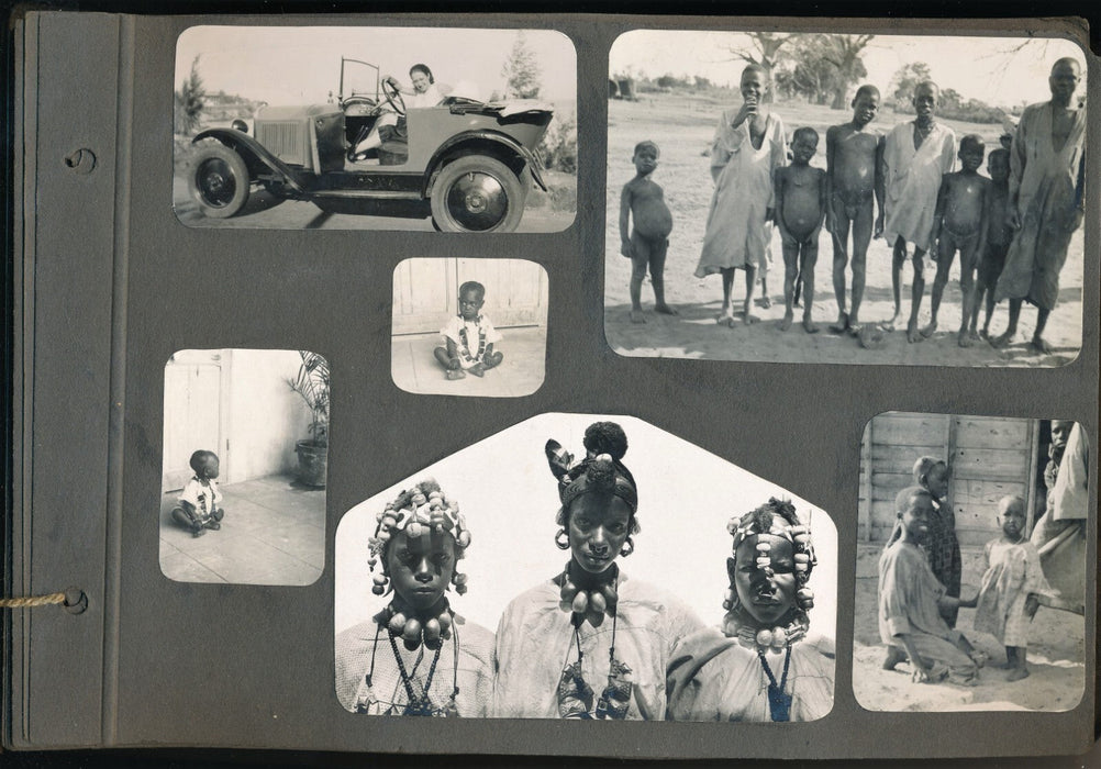 2 album photos illustrant la vie d'une femme (1920-1960) snapshots amateur