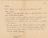 Marcel JOUHANDEAU manuscrit autographe 2 p. Dun-le-Palestel et BAT signé