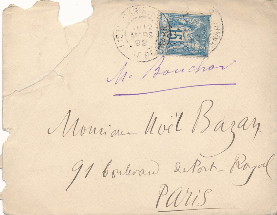 Maurice BOUCHOR 11 lettres autographes signées lot écrivain Petit Théâtre