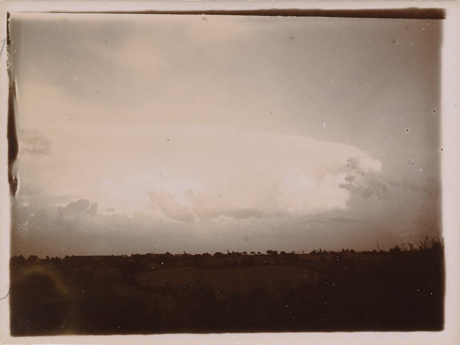 étude de nuages 3 tirages aristotypes vers 1910 époque photo photographie