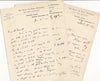 Percy S. COX The Queen the Lady’s Newspaper 3 lettres autographes signées
