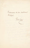 Georges CAIN refuse une offre de ce genre lettre autographe signée peintre