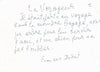 François DODAT lettre autographe signée ET recueil autographe poèmes Main Ami