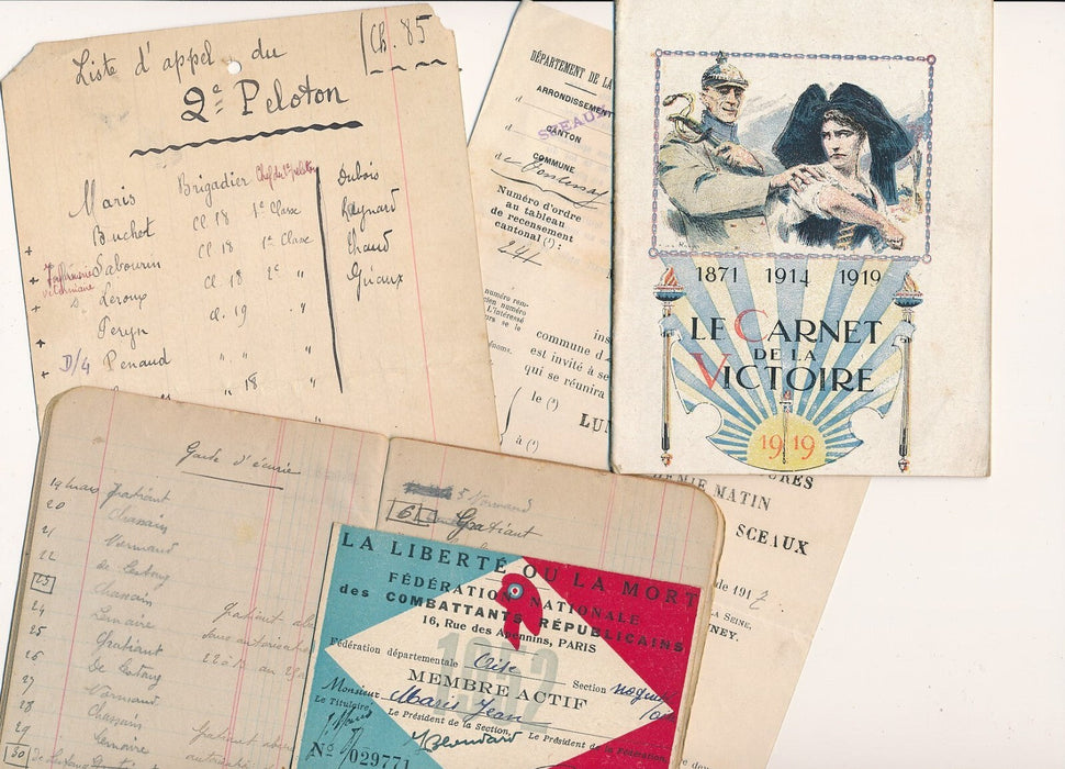 Militaria 1re GUERRE 1914-1918 8e régiment Génie 28 pages CARNET autographe