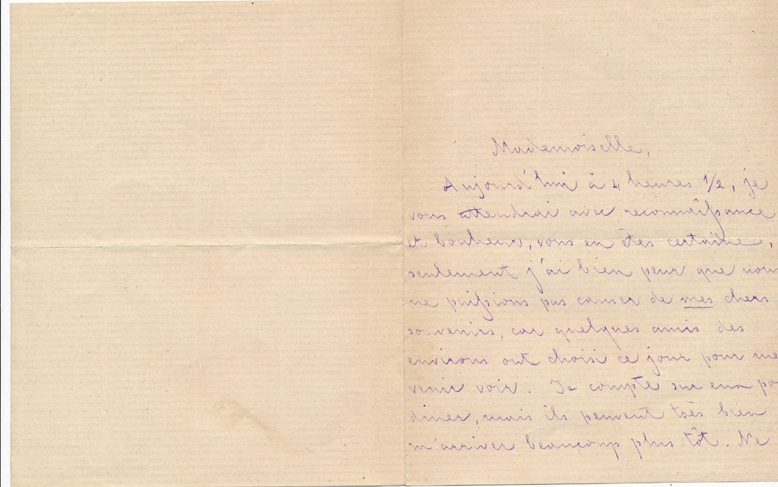 Charles de Rességuier comte x 3 lettres autographes signées Sauveterre Jules