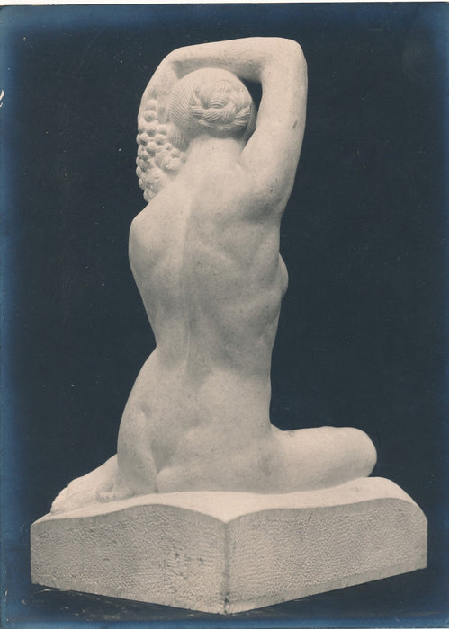Raphaël Charles PEYRE 2 photo époque 1926 femme sculpteur
