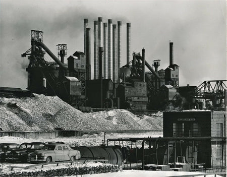 industrie Ford Rouge Plant Dearborn photographie argentique époque