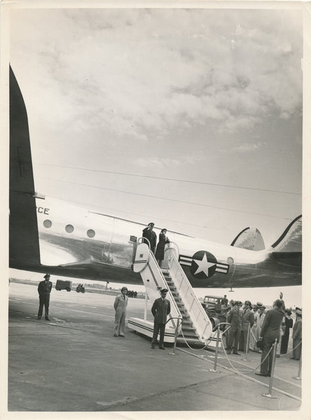 Général EISENHOWER avion v. 1950 photo photographie TWA A. Richard