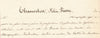 Félix de CHAMROBERT sténographe sténographie lettre autographe signée Prévost