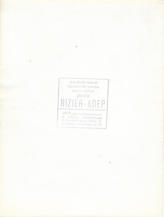 banquet photographe Georges Nizier photo argentique époque c. 1940 reportage 