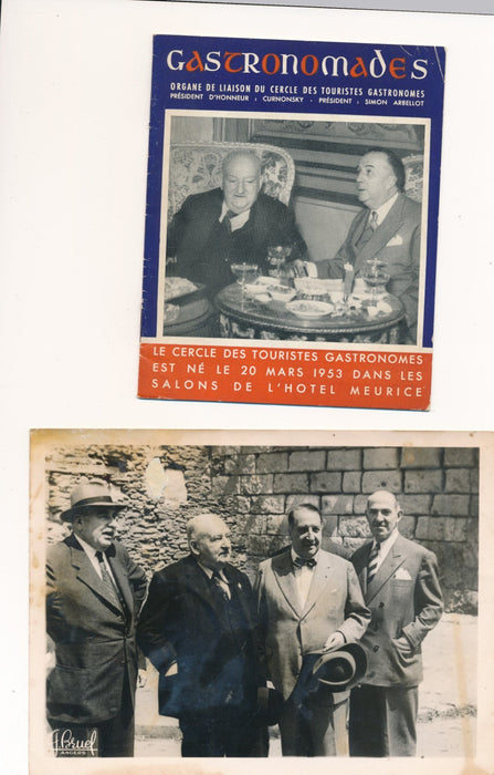 Curnonsky documentation photo photographie gastronomie 4 lettres Simon Arbellot