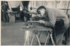 Photographie apprenti soudure 2 tirage argentique d'époque v. 1960 ouvrier