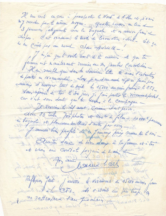 Maurice MARTIN belle correspondance 8 lettres autographes Madagascar Salon Yorgo