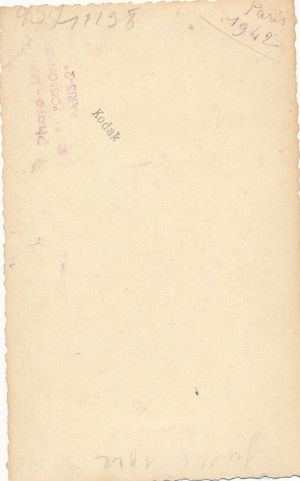 portrait rehaussé tirage argentique années 1940 femme couleur photographie