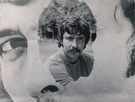 Musique chanteur Gilles Dreu tirage argentique d'époque photomontage