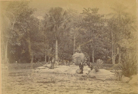 Rio Janeiro 1892 Brésil x 2 photo albuminé albumen Achille Israël fièvre jaune