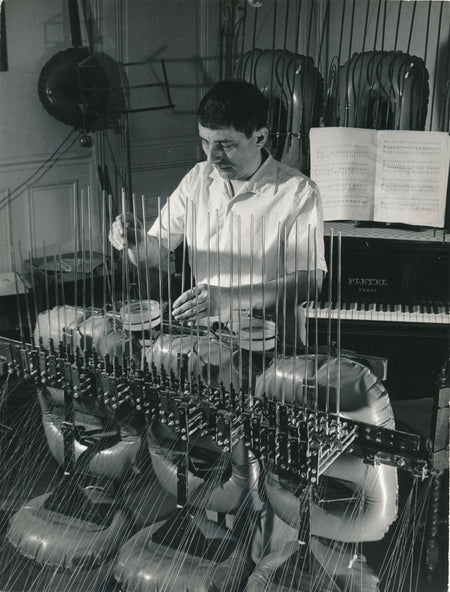 Jacques LASRY BASCHET musique expérimentale instruments crystal photo