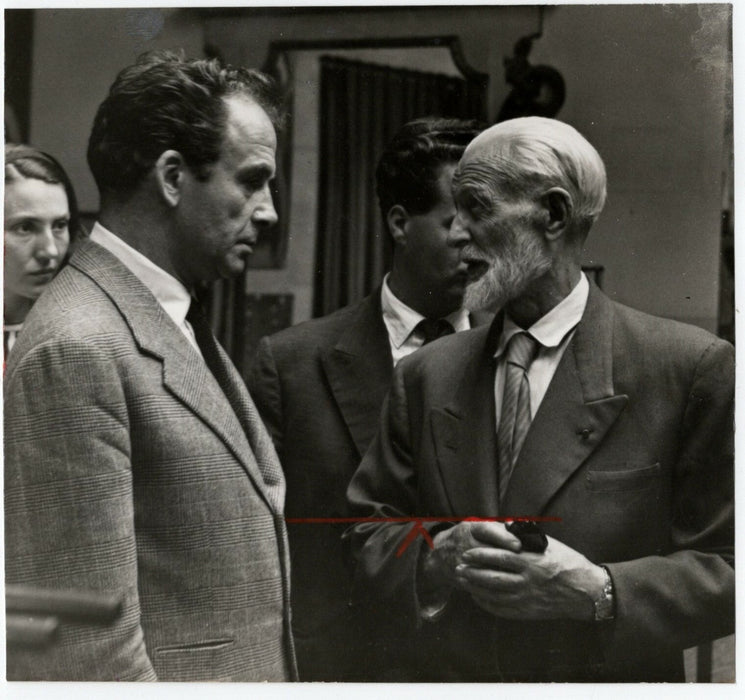Kees VAN DONGEN de profil argentique époque v.1960 atelier photo photographie