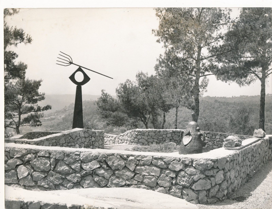 Ouverture musée Maeght Saint-Paul-de-Vence 1964 Miro photo photographie
