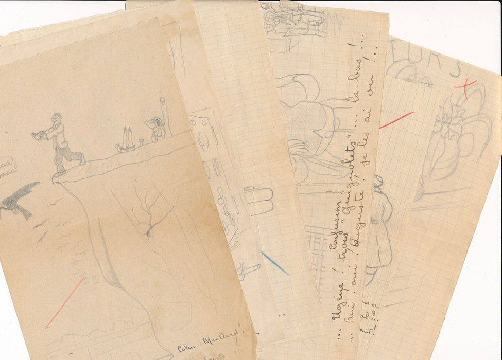 jeune Georges KERBRAT caricaturiste humour  30 dessins v 1930 Georges Ventillard