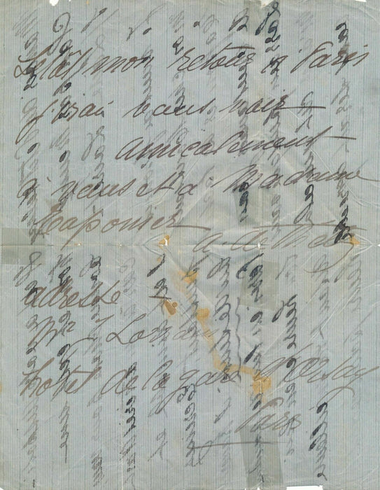 Jean Lorrain 4 lettres Madame de Thèbes 1 lettre sur la photographie portrait