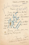 Charles RIST 1874-1955 économiste lettre autographe signée abonnement interrompu