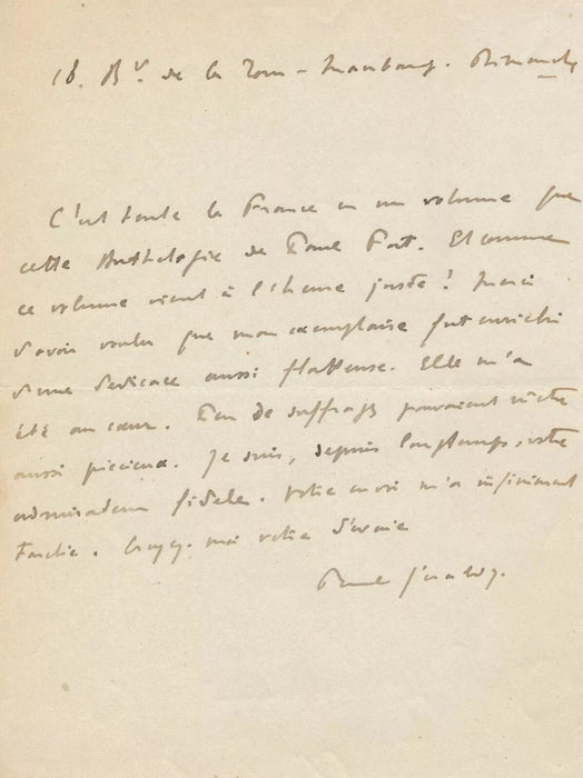 Paul GÉRALDY Geraldy 3 lettres autographes signées P. Fort Lamartine
