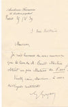 Georges Goyau 2 lettres autographes à A. Sabatier Benoît Méchin M. Sothern
