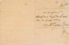 Carle Vernet écrit au peintre Eugène LAMI le cheval de bois billet autographe