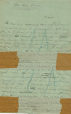 Léonce DUPONT 1828-1884 journaliste 4 manuscrits autographes signés et 3 lettres