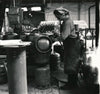 Photo Industrie gaz bonbonne ouvrier métier 6 contacts 6 x 6 cm années 70
