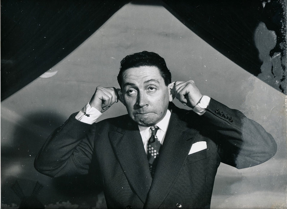 photo Jean Rigaud  chansonnier, acteur tirage argentique vintage Marcel