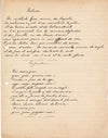 Littérature Jean Cayrol lettre autographe signée ET 3 poèmes autographes
