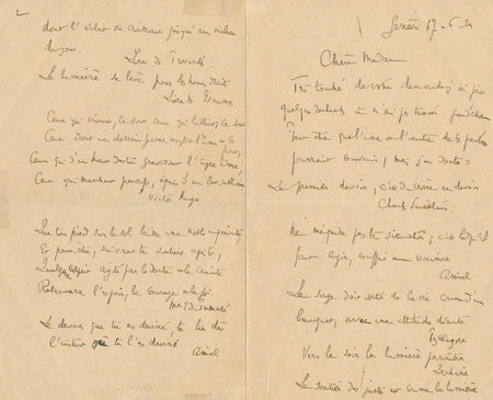 Pasteur Frank THOMAS Suisse lettre autographe signée ET photographie signée