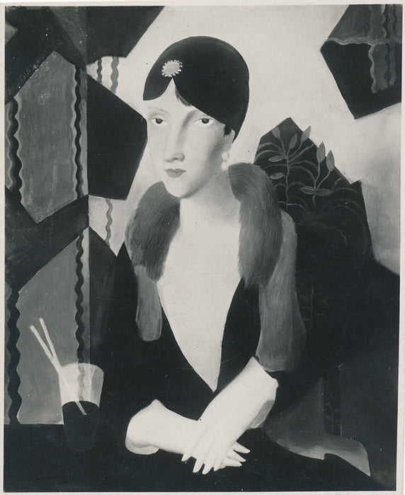 Jean JANIN peintre suisse 5 photo photographie v. 1928 Vaux 1 décicacée signée