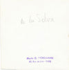 photo Pino della Selva tirage argentique époque Nordmann 1950 peintre poete art
